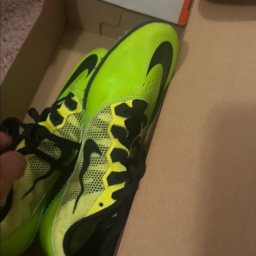 Nike Vibrant Yellow-Green Soccer Cleats